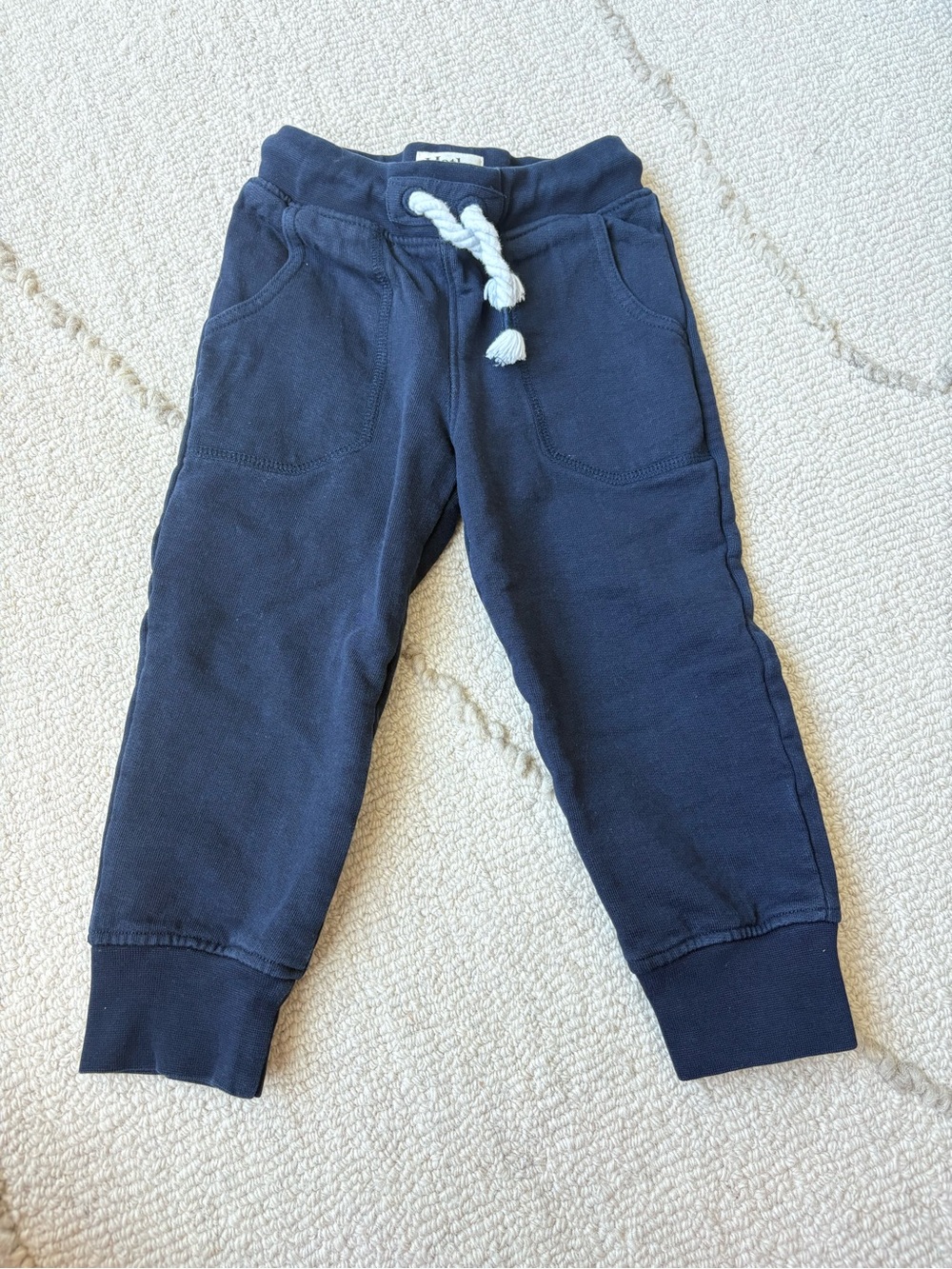 HATLEY | Navy Jogger Pants with White Drawstring - GUC